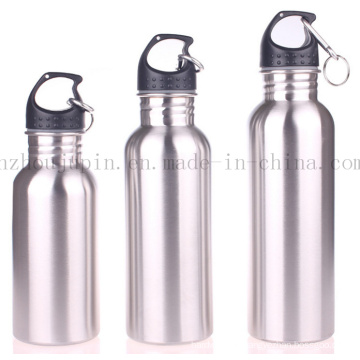 OEM Logo Advertising Sport Climbing Stainless Steel Bottle with Carabiner